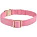 YUDOTE Ultra-Soft Natural Cotton Dog Collar for Medium Dogs with Sensitive Skin - Pink M (1 Pack) - Buy Online on SooperMarket.com