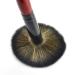 Wine Red Cosmetic Brush Set - Wood Handle Nylon Foundation & Blush Brush for Effortless Makeup Application - Buy Online on SooperMarket.com