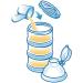 Nuk 710393 Powdered Milk Container - Grey | Convenient Baby Formula Storage - Buy Online on SooperMarket.com