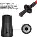 Buy 4 Rubber Buffers for Hiking Sticks - Replacement Tips for Nordic Walking & Crutches | 12mm Anti-Slip Design - Buy Online on SooperMarket.com