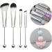 Beaded Cosmetic Brush Metal Handle Makeup Brush Perfect For Contouring Defining Blending Concealer Brush - Buy Online on SooperMarket.com