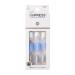 KISS imPRESS Press-On Manicure I'd Rather Be Short Length Square with PureFit Technology Includes Prep Pad Mini File Cuticle Stick and 30 Fake Nails