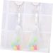 FRCOLOR 10 Pcs Exfoliating Pouch Bags - Red Rose Drawstring Bags for Women - Ideal for Showers & Cleansing | 8x24cm - Buy Online on SooperMarket.com