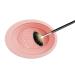 Makeup Brush Cleaner Foldable Silicone Cosmetic Brush Scrubber Bowl Compact Washing Supplies for Cleaning Sponges Brushes and Applicators Pink