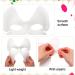 50 Pcs DIY Unpainted White Full Face Masquerade Paper Mache Masks - 10 Styles for Art Party, Cosplay, Halloween & Christmas - Buy Online on SooperMarket.com
