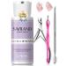 Saviland Cuticle Remover Kit - Large Capacity 120ML/4.06 OZ Cuticle Remover Cream with Cuticle Trimmer Nipper Pusher Nail Accessories Manicure Tools Nail Care Cuticle Softener for Nail Salon Home DIY 4.06 Oz Cuticle Kit