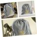 MUSISALY 2pcs Hair Dryer Carrying Bags Hair Dryer Drawstring Bags Fabric Drawstring Storage Bag 35.00X30.00X0.50CM Grey - Buy Online on SooperMarket.com