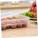 KOMBIUDA 34 Eggs Large Capacity Egg Holder Egg Crisper Grids Egg Holder Egg Container Egg Plate High Capacity - Buy Online on SooperMarket.com