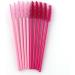 Makeup Brushes gLoaSublim 50Pcs Disposable Mascara Wands Eyelash Brushes Applicator Beauty Tool Portable - Rose Red - Buy Online on SooperMarket.com