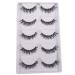SANWOOD 5 pairs of false eyelashes extension False Eyelashes -Type 10377