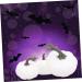 Abaodam 12pcs Graffiti Halloween Party DIY Pumpkin Props White Artificial Supplies White Size 2 - Buy Online on SooperMarket.com