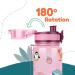 Bumpli 500ml Children's Drinking Bottle - BPA-Free Leak-Proof with Fruit Insert & Free Name Ticker - Perfect for School Kindergarten & Sports (Pink) - Buy Online on SooperMarket.com