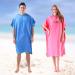 Shop Ultra-Eco Mint Green Badeponcho | Quick-Dry Surf & Beach Towel Poncho for Men & Women | 90x110cm - Buy Online on SooperMarket.com