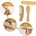 KOMBIUDA Baby Hair Brush Set - Soft Wooden Brush and Comb for Newborns and Infants - Perfect Baby Care Kit for Scalp Massage and Gifting - Buy Online on SooperMarket.com