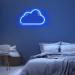 Xiyunte LED Neon Cloud Sign | Battery/USB Operated Wall Decoration | Blue Neon Light for Home & Office - Buy Online on SooperMarket.com