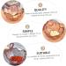 ABOOFAN 6 Pcs Cherry Blossom Dish Mini Condiment Pot Sushi Condiment Plate Ice Cream Bowl Cake Fruit Plate Mini Plates Flavor Seasoning Plate Dessert Small Glass Food Pink Sauce - Buy Online on SooperMarket.com