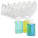 Mini Empty Travel Size Bottles for Hand Lotion and Shampoo (2 oz, 25 Pack)