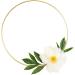 8 Pack Large Metal Floral Hoop Wreath Macrame Rings - Gold (6, 8, 10, 12) for Wedding Decor & DIY Crafts - Buy Online on SooperMarket.com