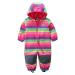 umkaumka Baby Boy and Girl Water Repellent Onesie All in One Romper Jumpsuit Snowsuit Fleece Lining Bunting Pramsuit - Muddy Play Outfits Purple 2-3 Years