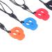Buy Chew Sensory Necklaces - Silicone Oral Motor Necklaces for Autism ADHD & Anxiety - 5 Pack - Buy Online on SooperMarket.com