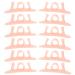 6 Pairs Unisex Toe Separator Portable Hallux Valgus Bunion Corrector Toe Separation Tool SEBS Toe Separator Spacers & Straighteners(White) Toe Separator (New Complexion)