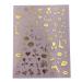 Impeccable 5 Sheets Luxury Nail Art Stickers - 500+ Gold Customized Decals for Fake Nail Designs and Salon Accessories - Buy Online on SooperMarket.com