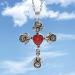 Oralgos Gothic Thorn Rose Cross Necklace - Unique Filigree Jewelry for Elegant Meetings - Buy Online on SooperMarket.com