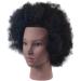 Adjustable Female Tailor Puppet Hairdresser Training Head - Black Mannequin for Cosmetics & Salon Displays - Buy Online on SooperMarket.com