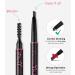 YFulfill Eyebrow Pencil Black Waterproof Eye Brow Pencil Black for Women Eye Pencil Black with Brush Crayon Noir Pour Les Yeux Black Eyebrow Pen for Women - Buy Online on SooperMarket.com