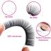 Fadlash Easy Fan Lashes D Curl 0.05 9-17mm Mixed Length Russian Lashes - Natural Look Self Fanning Eye Lashes - Automatic Blooming Eyelash Extensions - Buy Online on SooperMarket.com