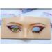 Dekaim Makeup Practice Board Silicone Face Eye Makeup Practice Board with Eyeshadow Brush for Self-taught or Professional Enthusiasts (White Skin) - Buy Online on SooperMarket.com