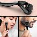 Derma Roller Microneedle Kit - 0.25mm Titanium Needles for Face & Beard - Home Use (Black) | International Shipping Available - Buy Online on SooperMarket.com