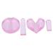 2PCs-shaped form nail tools disc metal curve that makes shape for nail art design equipment professional metal frame bending forms manicure tools