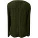 Buy Crochet Sweater for Women - Casual Solid Color Long Sleeve T-Shirt | Warm Autumn & Winter Fashion in Green - Buy Online on SooperMarket.com