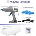 BLEDs Full-Size Hot Glue Gun 80 & 120W | Dual High Temp Anti-Dripping Large Glue Gun with Stand-Up Design | Includes 12 Glue Sticks for Craft, Art, DIY Projects - Buy Online on SooperMarket.com