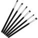 Baluue 24 Pcs Flat Eyebrow Brush Eye Liner Brush Eye Cosmetics Brush Makeup Brush Artificial Fiber Black - Buy Online on SooperMarket.com