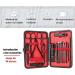 Verdant Touch Manicure Set Stainless Steel Manicure Pedicure Tool Kit 18-Piece Nail Clippers Set for Home - Buy Online on SooperMarket.com