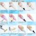 MIZHSE White Non-Stick Builder Gel for DIY Nail Extensions - Lamp Cure Required - Buy Online on SooperMarket.com