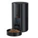 WOPET Automatic Cat Feeder, FT70 Plus Pet Dry Food Dispenser with Desiccant Bag for Cats and Dogs, Timed Cat Feeder Programmable 6 Meals Per Day, 10s Voice Recorder Black