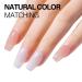 AILLSA Dip Powder - Translucent Jelly Nude Salmon Pink Nail Dipping Powder for DIY Manicure | Easy to Use Perfect Christmas Gift (1 Oz - Buy Online on SooperMarket.com