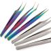 Verdant Touch Curved Tip Tweezers Curved Tip Eyelashes Extension Tweezer Alloy False Eyelashes Applicator Tool - Buy Online on SooperMarket.com