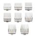Stylecraft Professional Dub Magnetic Hair Clipper Guards Premium Neodymium 1/16 to 3/4" White