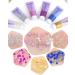 Turelifes Chunky Glitter Gel - Festival Glitter Body Gel for Face, Hair & Nails - 50ml Sparkling Purple - Easy to Apply & Remove - Buy Online on SooperMarket.com