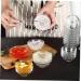 Alipis 10pcs Clear Glass Bowl Transparent Bowl Bozai Cake 3X6X6CM As Shown - Buy Online on SooperMarket.com
