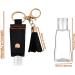 Puerhuaci Travel Bottles Set - 4 Pcs 30ml Transparent Squeeze Bottles for Perfume & Cosmetics with Keychain - Portable Plastic Travel Containers - Buy Online on SooperMarket.com