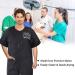 Shop XL Waterproof Antistatic Pet Groomer Uniforms | No Lifting Short-Sleeved Work Clothes for Men & Women - Ideal for Pet Shops - Buy Online on SooperMarket.com