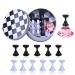 Kalolary 1 Set Nail Art Holder Practice Stand for Nail Art Display  Magnetic Nail Stand Tips Holders Crystal Holder Chessboard Fingernail DIY Training Practice Display Stand(Pink)