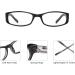 JM 3 Pack Women's Reading Glasses - Vintage Rectangular Readers +1.5 Diopters - Spring Hinge - Mixed Colors - Buy Online on SooperMarket.com