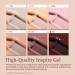 Modelones Gel Nail Polish -6 Colors Nude Pink Gel Polish Set Skin Tones Neutral Brown Soak Off Gel Nail Kit Manicure DIY Nail Art Salon Home Gift - Buy Online on SooperMarket.com