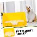 CORHAD Box Rabbit Toilet Pet Toilet Bunny Toilet Pet Supply Pet Training Corner Bunny Potty Rabbit Potty Pet Pee Toilet Pet Drawer Potty Pet Potty Pet Litter Tray Little Pig Pee Toilet 28.5X23.5X15.5CM Yellow - Buy Online on SooperMarket.com